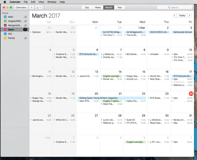 best mac app for emailing a calendar